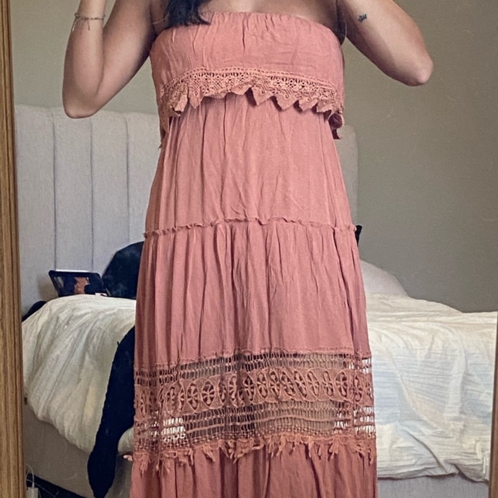 Maxi boho airy dress